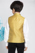 VASTRAMAY Yellow Baap Beta Ethnic Jacket Set